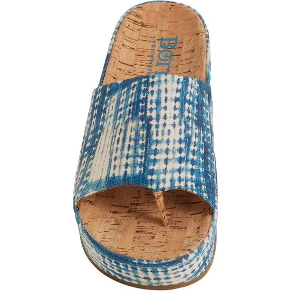NEW Born Sharr Sandals For Women in  Blue Multi 525267s - Picture 1 of 5